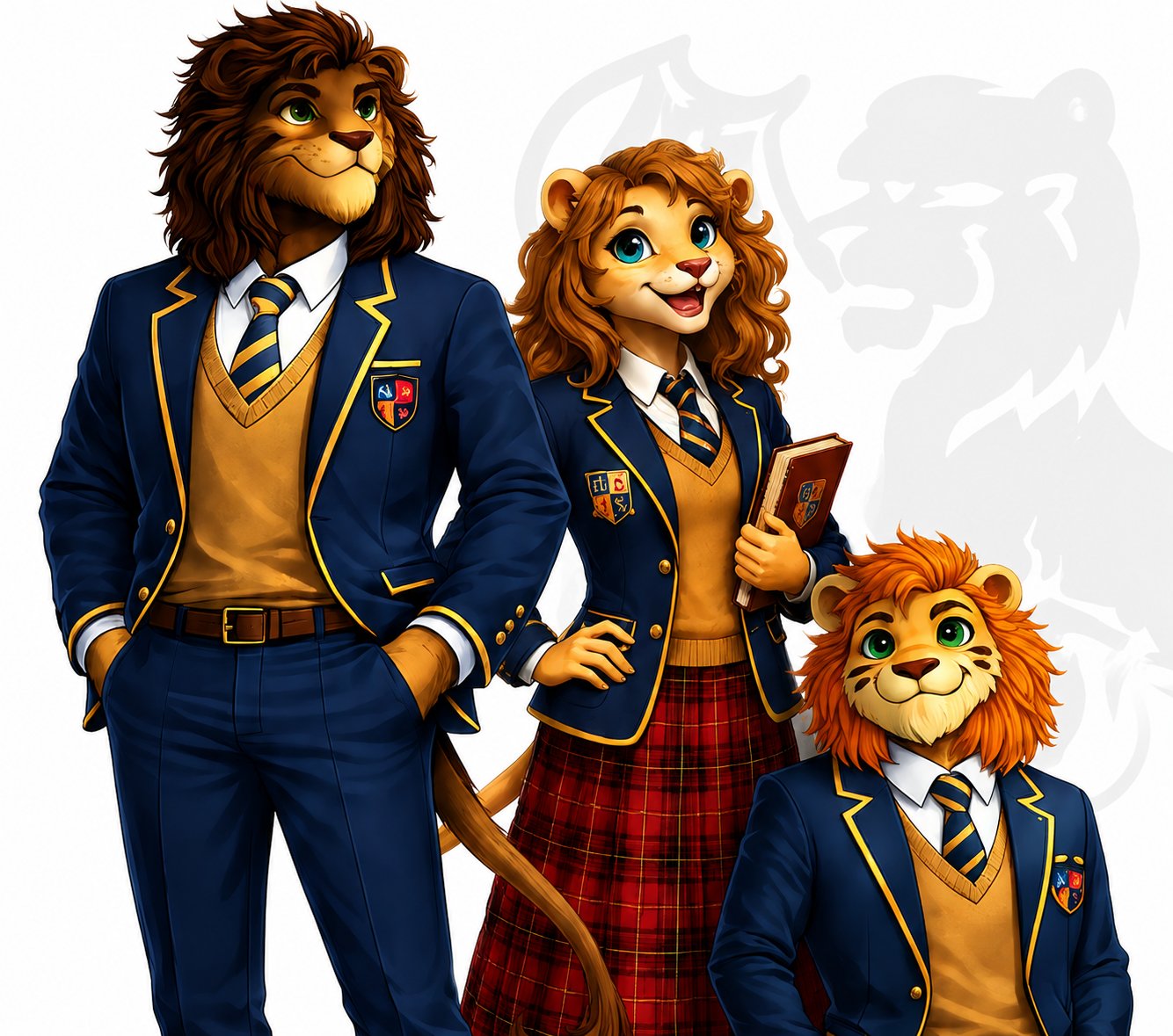 Henry, Victoria y William — embajadores de Hayim School